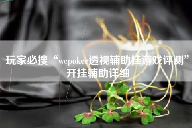 玩家必搜“wepoker透视辅助挂游戏评测”开挂辅助详细