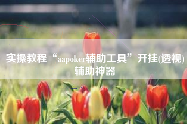 实操教程“aapoker辅助工具”开挂(透视)辅助神器