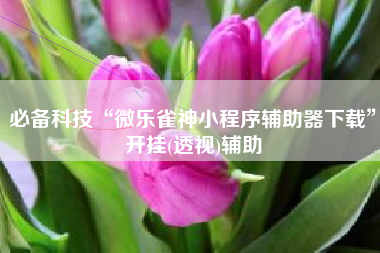 必备科技“微乐雀神小程序辅助器下载”开挂(透视)辅助