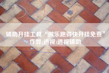 辅助开挂工具“微乐跑得快开挂免费”作弊(透视)透视辅助